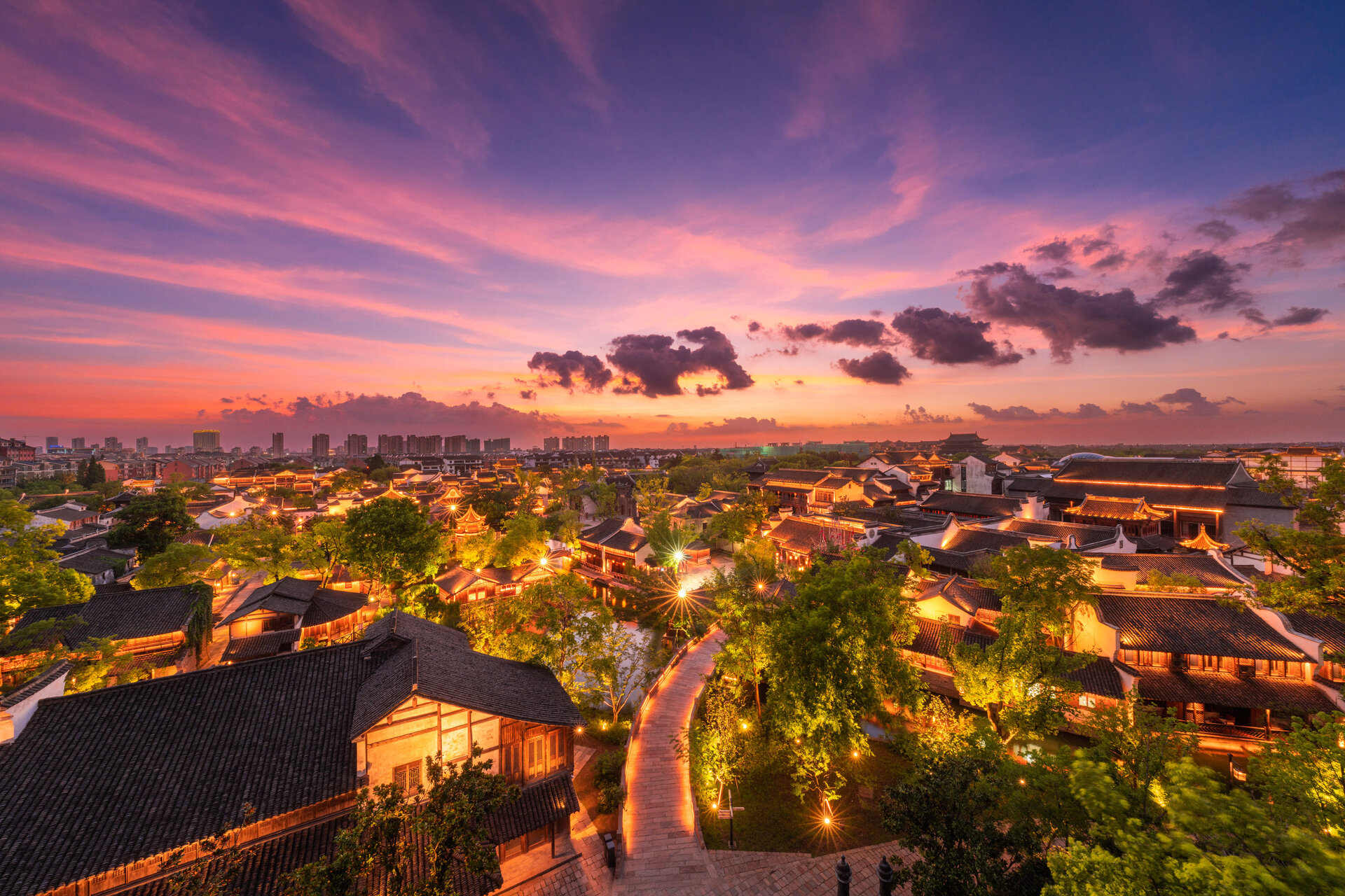 puyuan-night-aerial-view